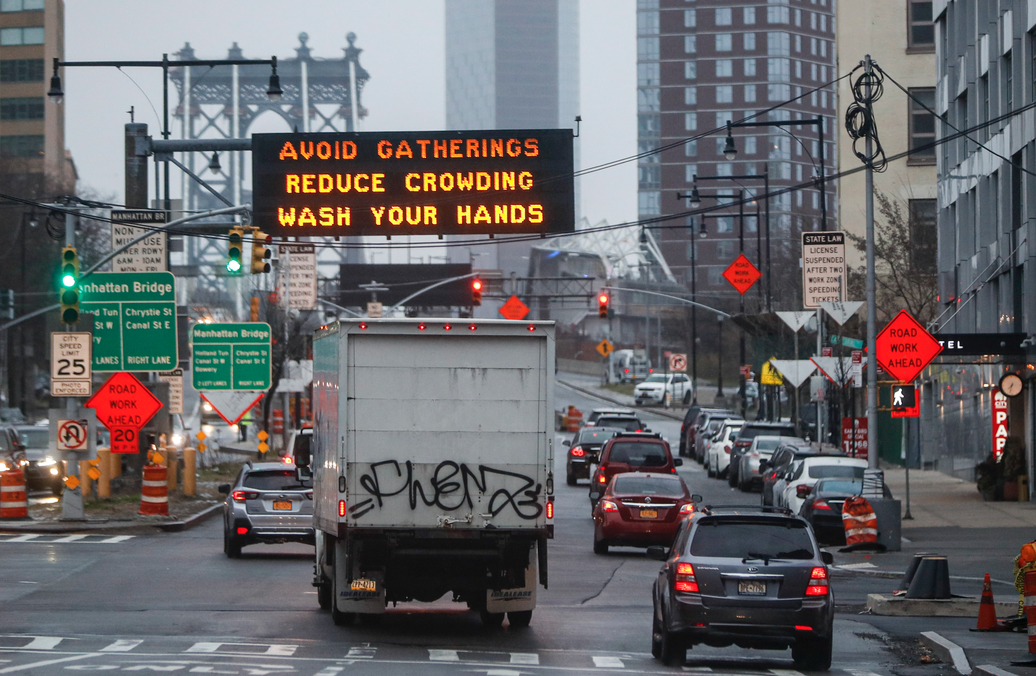 New York är hårt drabbat av coronaviruset New York är hårt drabbat av coronaviruset
